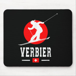 Verbier Ski Resort Alps Swiss Mountains Switzerlan Mouse Pad