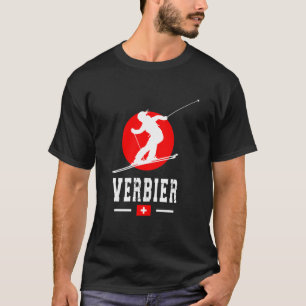 Verbier Ski Resort Alps Swiss Mountains Switzerlan T-Shirt