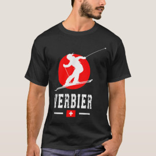 Verbier Ski Resort Alps Swiss Mountains Switzerlan T-Shirt