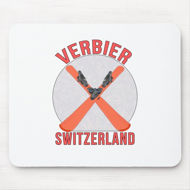 Verbier, Switzerland Mouse Pad (Front)