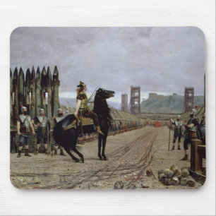 Vercingetorix before Caesar, 52 BC, 1886 Mouse Pad