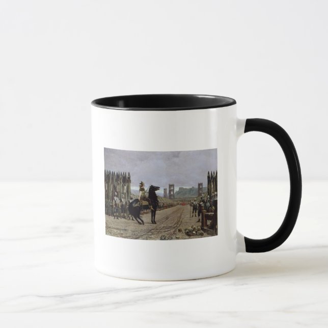 Vercingetorix  before Caesar, 52 BC, 1886 Mug (Right)
