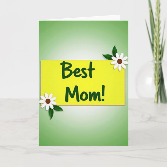 Verdant Best Mum Card (Front)