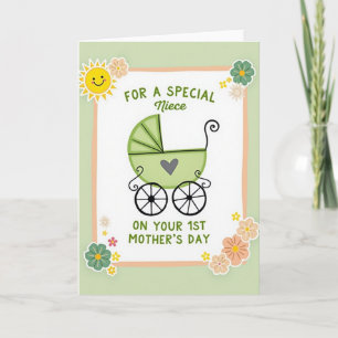 Verdant Carriage Mothers Day Card