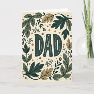 Verdant Dad Fathers Day Card