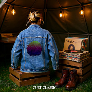 Verdant Eclipse Denim Jacket