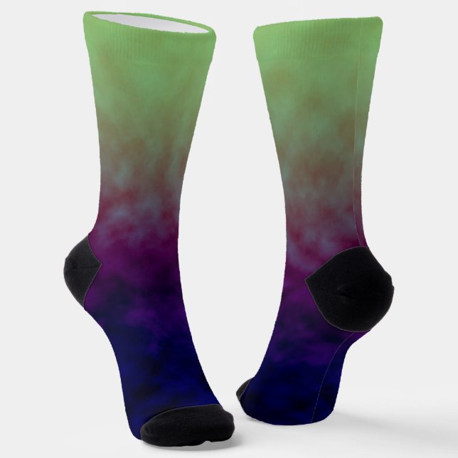 Verdant Eclipse Socks (Angled)