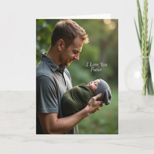 Verdant Fathers Day Portrait Card