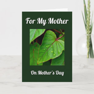Verdant Foliage Mothers Day Card