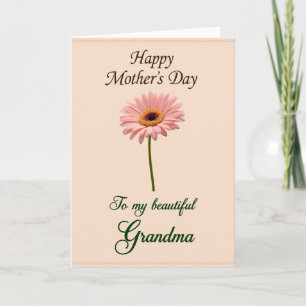 Verdant Grandmas Day Love Card