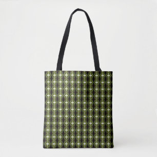 Verdant Green Abstract Acrylic Paint Pour Art Tote Bag