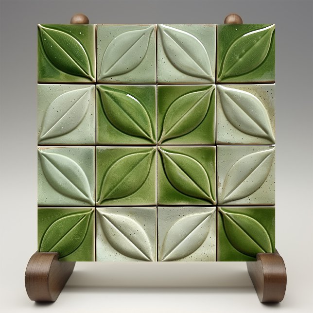 Verdant Illusion Faux Embossed Ceramic Tile (Creator Uploaded)