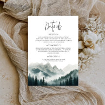 Verdant Peaks Misty Forest Watercolor