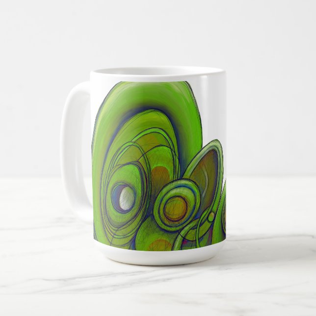 Verdant Rings Coffee Mug (Front Left)