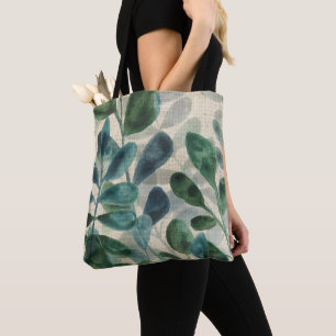 Verdant Sophistication - Tropical Leaves Tote Bag