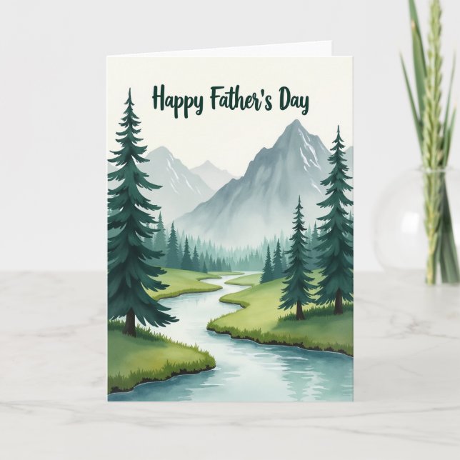 Verdant Valley Fathers Day Card (Front)