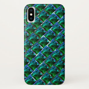 Verde esmeralda e curvas, sob grade niquelada? iPhone x case