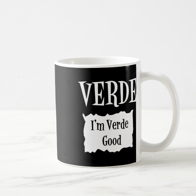 Verde - Hot Packet Halloween Taco Costume 1  Coffee Mug (Right)