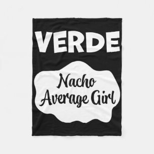 Verde Taco Sauce Costume Women Men Kids Halloween Fleece Blanket