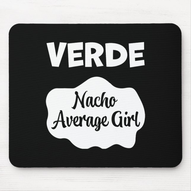 Verde Taco Sauce Costume Women Men Kids Halloween  Mouse Pad (Front)