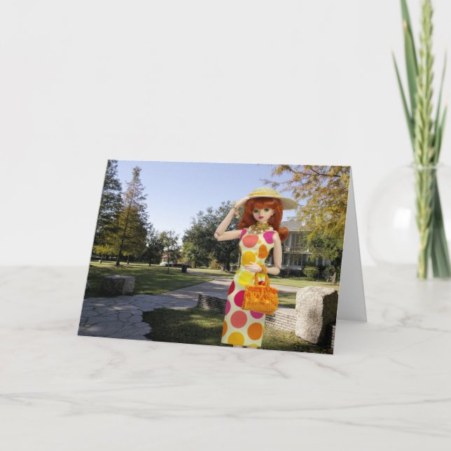 Verdi, September in Sam Houston Park Card (Front)