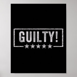 Verdict Impeached Convicted Felon 45 Funny Anti Tr Poster
