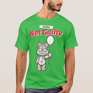 Verdict Not Guilty Criminal Defence Funny Lawyer S T-Shirt