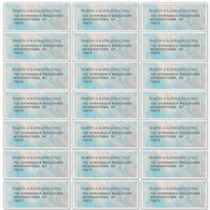 Verdigris Agate Mailing Labels 21 Per Sheet