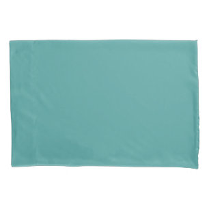 Verdigris Solid Plain Colour Pillowcase