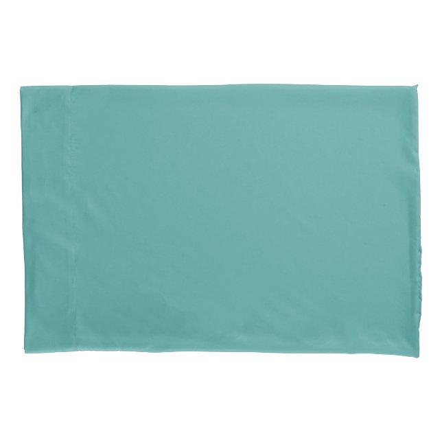 Verdigris Solid Plain Colour Pillowcase (Front)