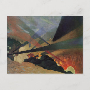 Verdun (World War One Battle Scene) (by Vallotton) Postcard