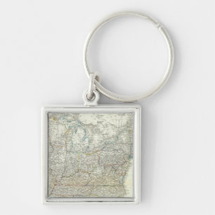 Vereinigten Staaten v N America - North US Key Ring