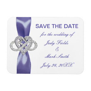 Veri Peri Infinity Heart Save The Date Magnet