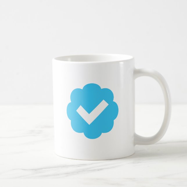 Verified Account Symbol Coffee Mug (Right)