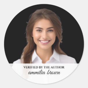 Verified by Author Sticker   Custom Book Signing 