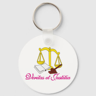 Veritas et Justitia Key Ring
