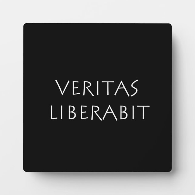 Veritas liberabit plaque (Front)