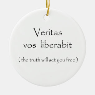Veritas vos liberabit-circle ornament