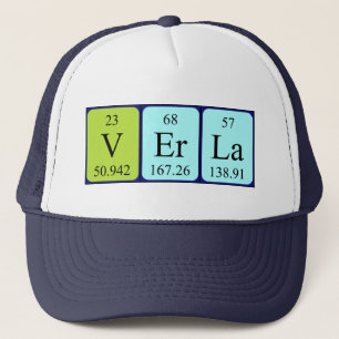 Verla periodic table name hat
