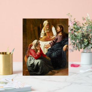 Vermeer - Christ in the House of Martha and Mary Acrylic Sign