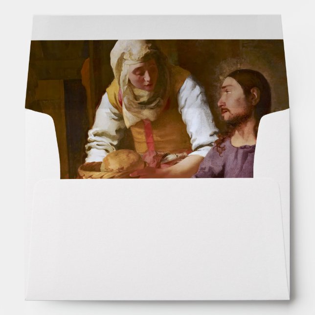 Vermeer - Christ in the House of Martha and Mary Envelope (Back (Bottom))