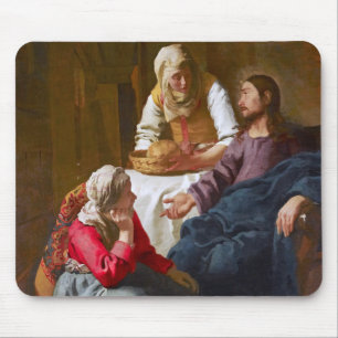 Vermeer - Christ in the House of Martha and Mary Mouse Pad