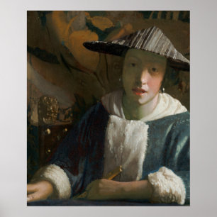 Vermeer Dutch Interior — Luminous Light Poster
