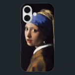 Vermeer Girl Pearl Earring Masterpiece Painting iPhone 16 Case<br><div class="desc">Johannes Vermeer masterpiece painting "Girl with a Pearl Earring" Vermeer's classic painting Girl with a Pearl Earring is the most famous painting created by Dutch painter Johannes Vermeer. The Girl with a Pearl earring is a masterpiece created in 1665 and hangs in the Hague. In the Vermeer masterwork "Girl with...</div>