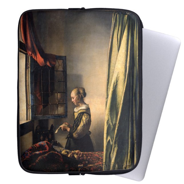 Vermeer - Girl Reading a Letter at an Open Window Laptop Sleeve (Creator Uploaded)