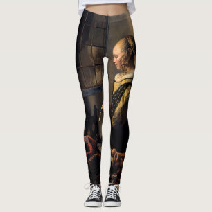 Vermeer - Girl Reading a Letter at an Open Window Leggings
