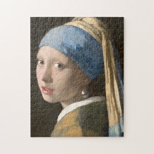 Vermeer, Girl with a Pearl Earring - Fine Art Jigsaw Puzzle (Vertical)