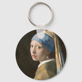 VERMEER Girl with a Pearl Earring Key Ring
