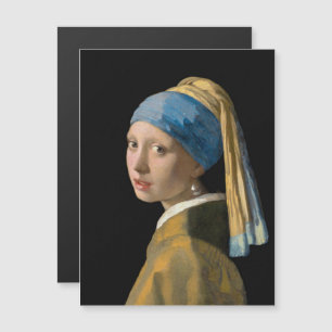 Vermeer - Girl with a Pearl Earring Magnetic Card