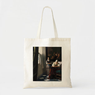 Vermeer - Lady Writing a Letter with her Maid Tote Bag